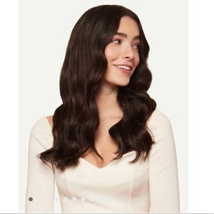 Luxy Seamless Dark Brown 16” Clip On Extensions